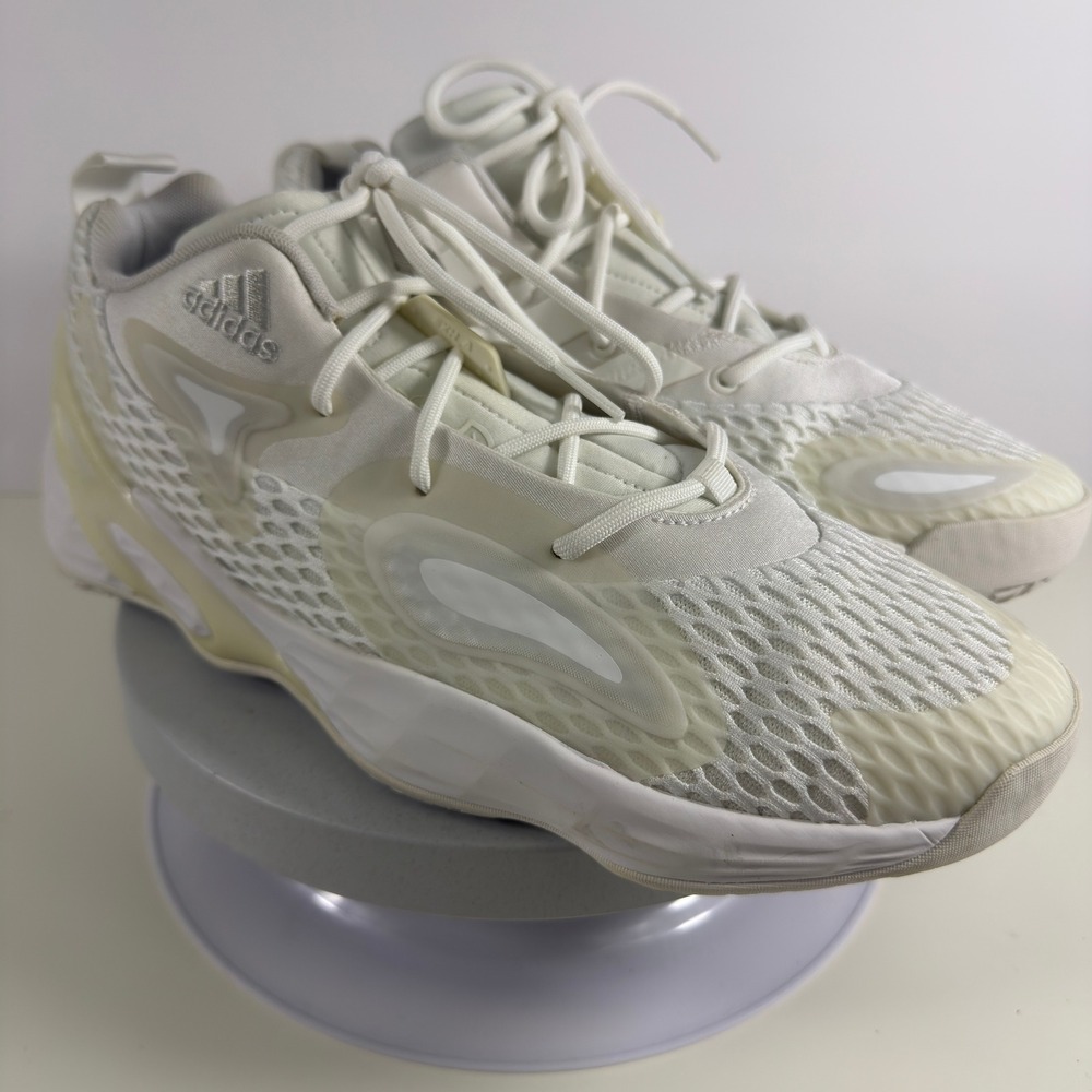 Adidas Lightstrike Running Shoes White Mesh Athletic Sneakers Mens 11.5 - Picture 6 of 16